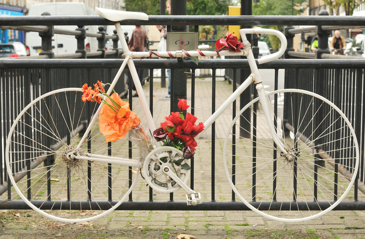 Ghost Bike Roadside Memorial