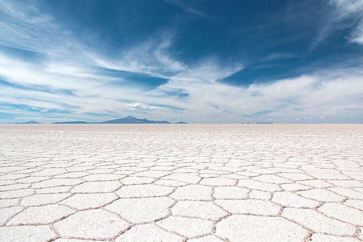 Uyuni Sald Flat in Bolivia