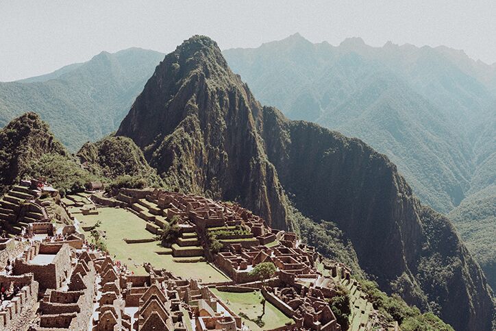 Ancient Inca Machu Picchu Peru