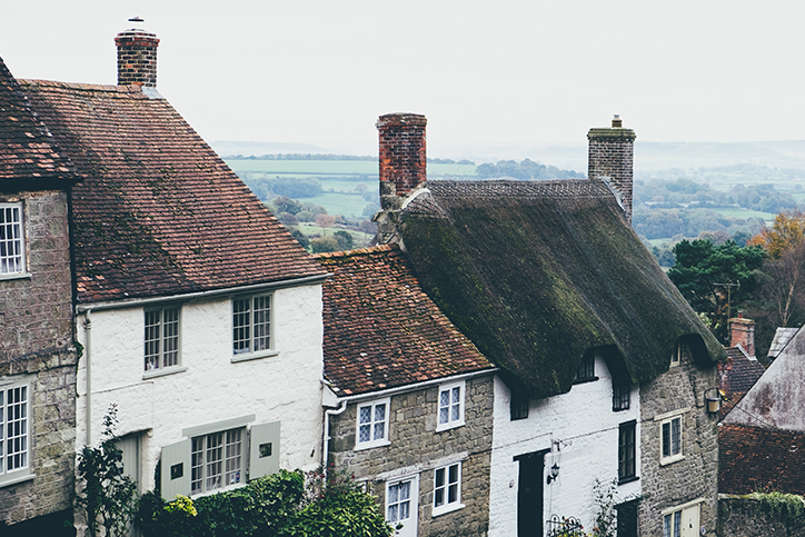 Rooftops in England
