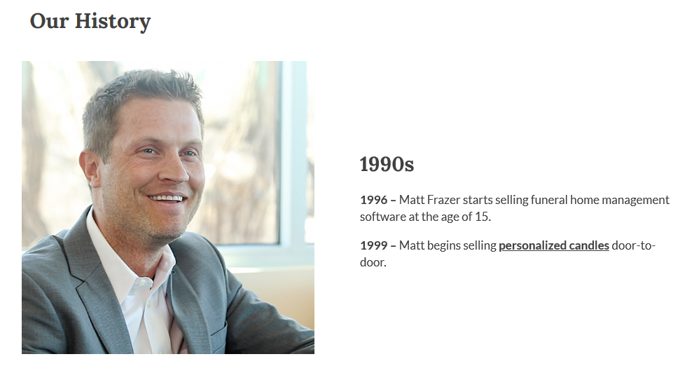 Frazer Consultants History page